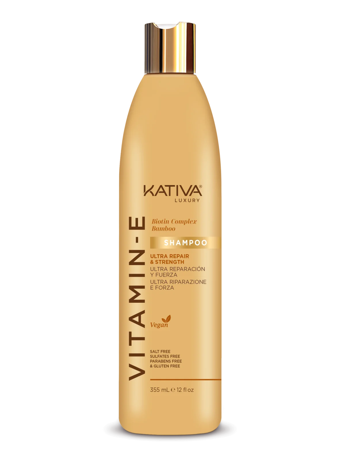 KATIVA KATIVA Shampoo Vitamina E Biotina und Bamboo 355 ml