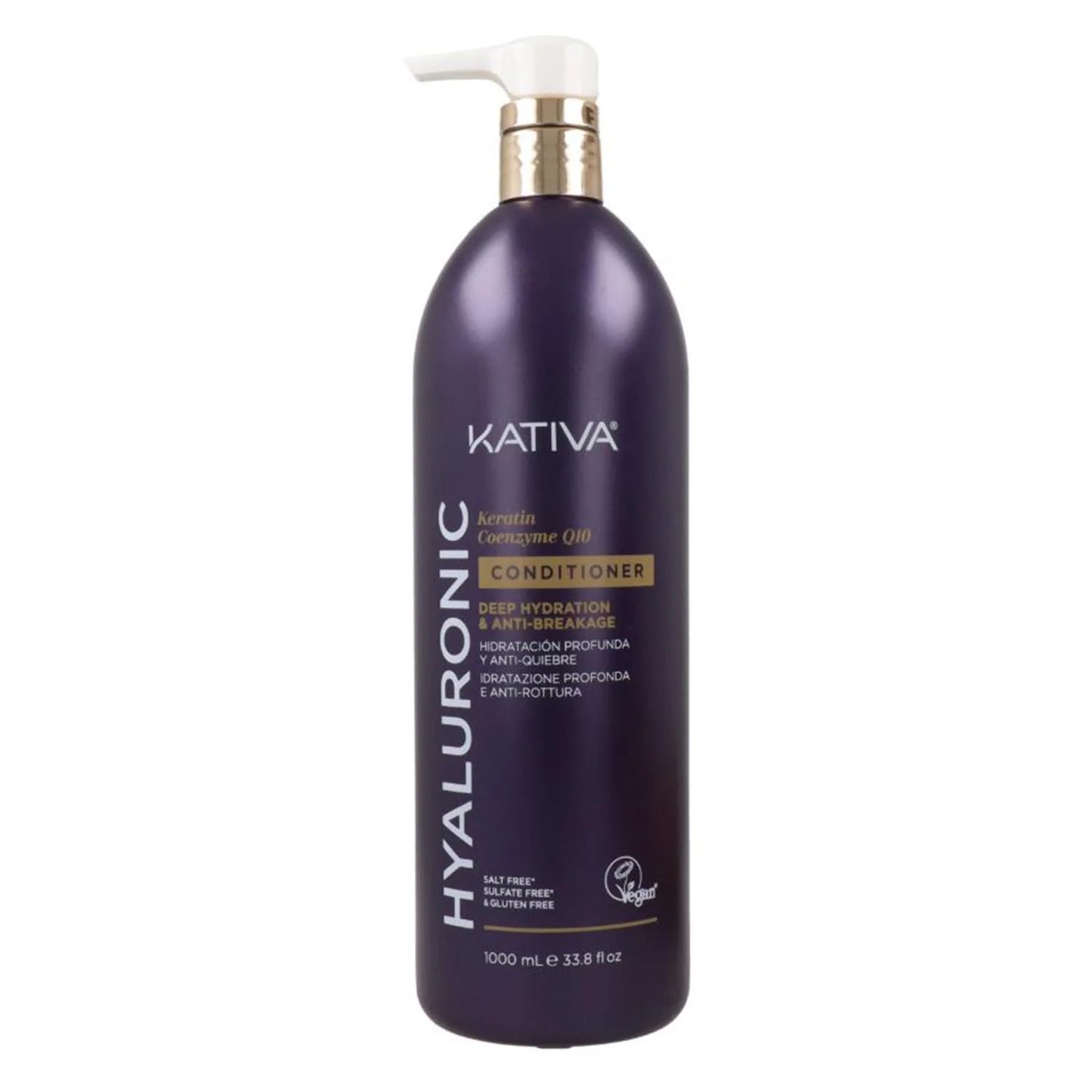 KATIVA KATIVA Hyaluronic Keratin Coenzyme Q10 Conditioner 1000 ml Haarpflege