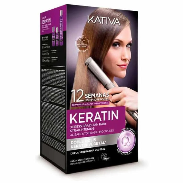 KATIVA Kativa Keratin Alisado Brasileño Express Kit 150 ml Haarpflege Set Kosmetik