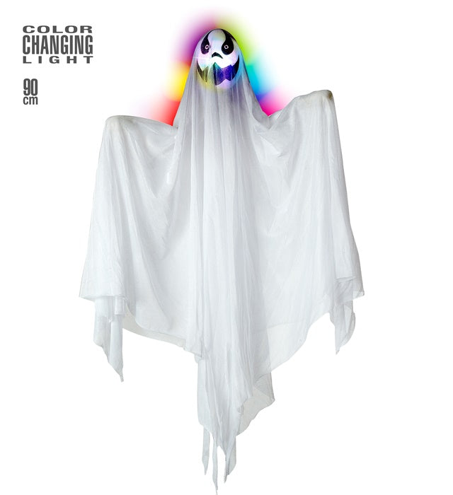 Leuchtendes farbwechselndes Gespenst 90 cm Halloween Dekoration