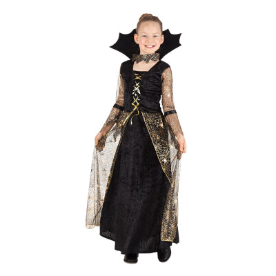 Boland Kinderkostüm Spider Witch Mädchenkostüm als Spinnenzauberin-Kleid