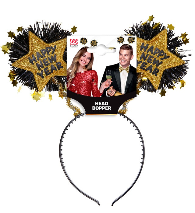 Goldener Haarreif mit funkelndem Design für festliche Anlässe