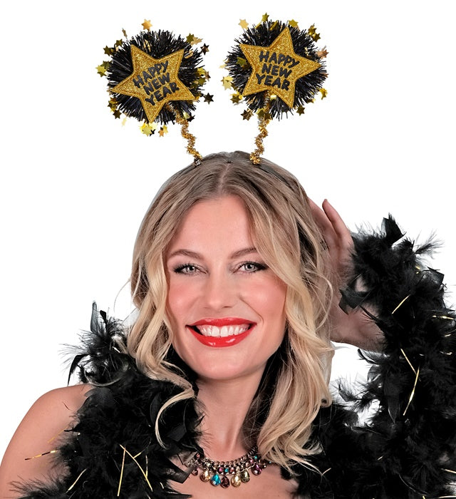 Goldener Haarreif mit funkelndem Design für festliche Anlässe
