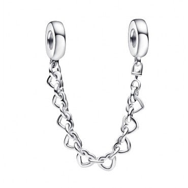 PANDORA Linked Hearts Safety Chain Sicherheitskette für Armband – Produktansicht