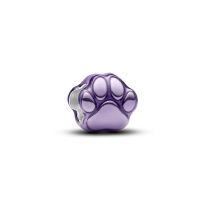 PANDORA Mod. PURPLE PAW METALLIC EFFECT MINI CHARM