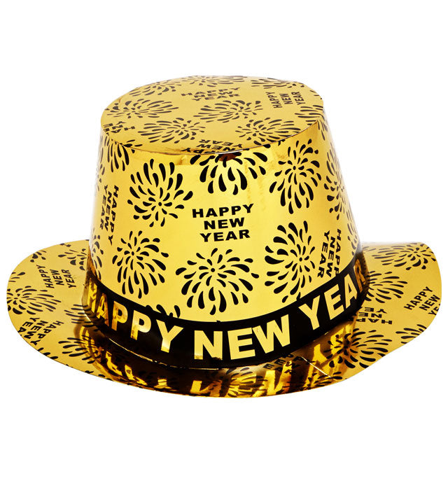 Goldener Zylinder für Fasnacht und Silvester