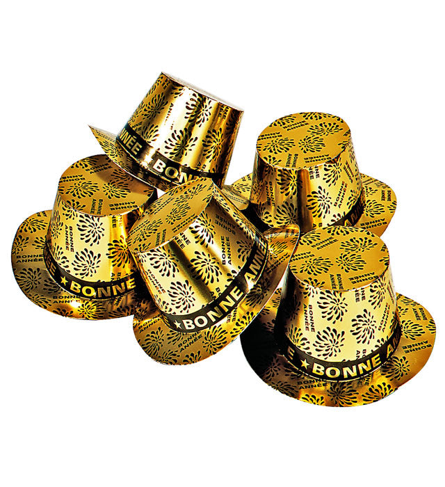 Goldener Zylinder als elegantes Fasnacht- und Silvesteraccessoire