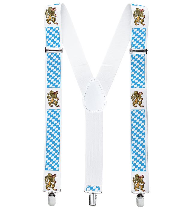 Bayerische Hosenträger in traditionellem Design als Trachtenzubehör
