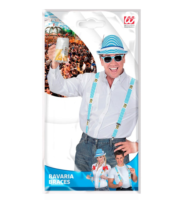 Bayerische Hosenträger in traditionellem Design als Trachtenzubehör