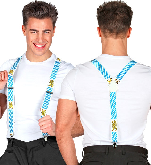Bayerische Hosenträger in traditionellem Design als Trachtenzubehör