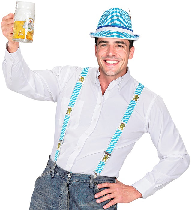 Bayerische Hosenträger in traditionellem Design als Trachtenzubehör