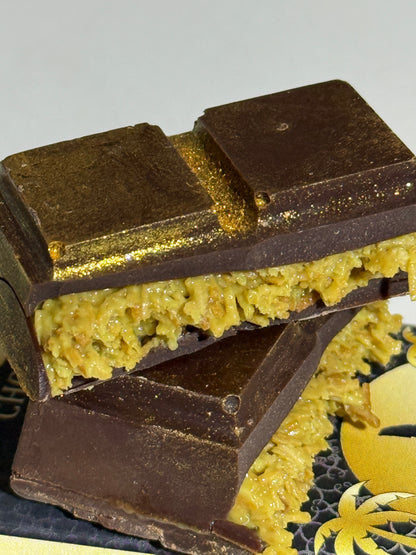 Original Dubai Schokolade 24k Gold 54,5% feinste Callebaut Zartbitterschokolade