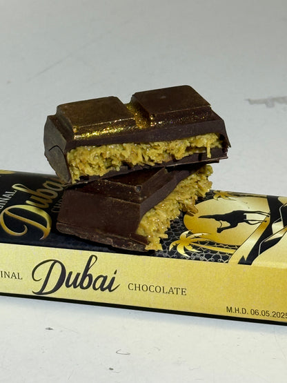 Original Dubai Schokolade 24k Gold 54,5% feinste Callebaut Zartbitterschokolade