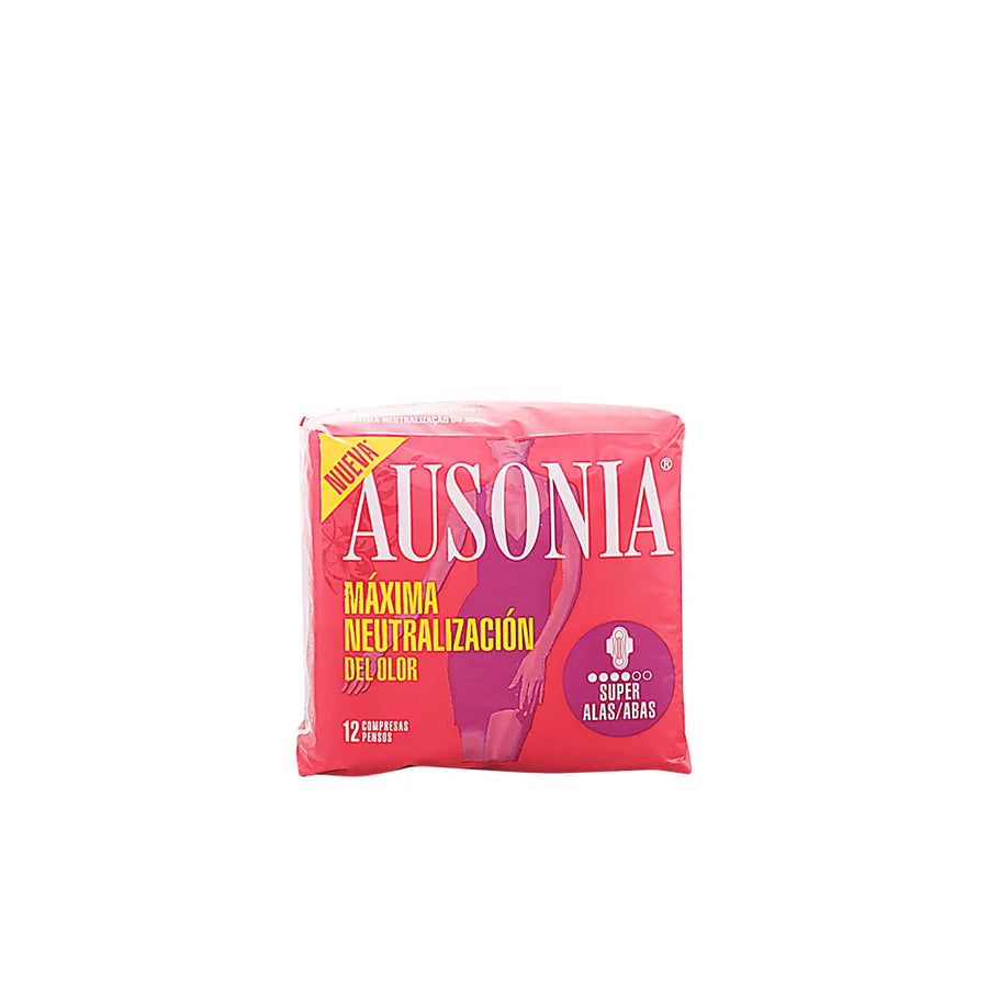 AUSONIA AUSONIA Super Plus Damenbinden mit Flügeln 12 Stück Kosmetik