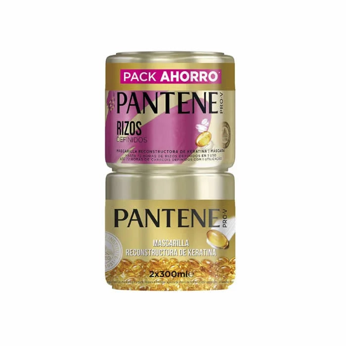PANTENE Pantene Keratin Reconstructing Maske für definierte Locken 2 x 300 ml Kosmetik