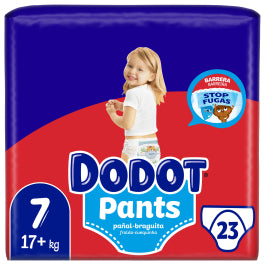 Dodot Pants Talla 7 Windelhöschen ab 17 kg, 33 Stück