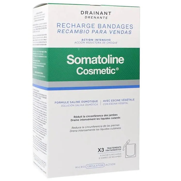 SOMATOLINE SOMATOLINE Drainage Nachfüllbinden 6 Stück schockreduzierende Wirkung Kosmetik