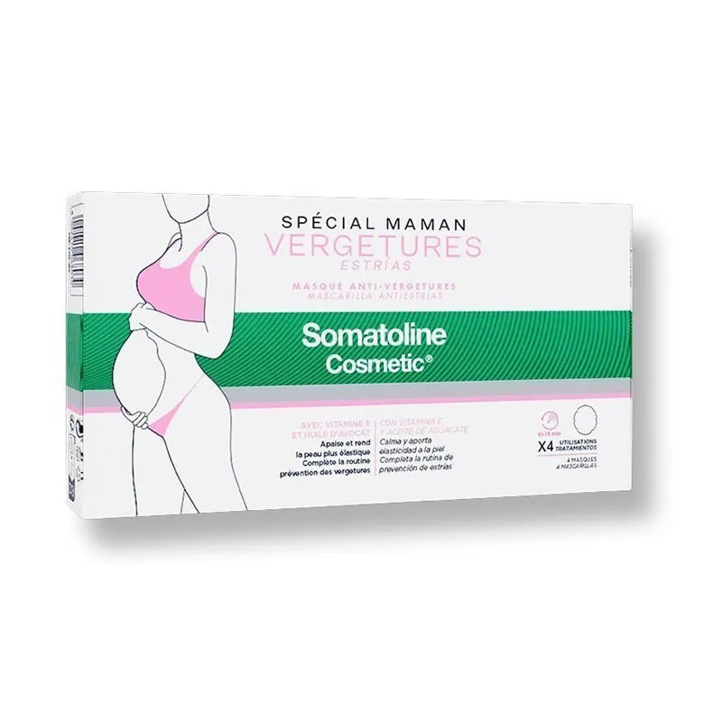 SOMATOLINE SOMATOLINE Spezialmaske gegen Dehnungsstreifen für Mütter 4 Stück Kosmetik