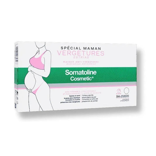 SOMATOLINE SOMATOLINE Spezialmaske gegen Dehnungsstreifen für Mütter 4 Stück Kosmetik