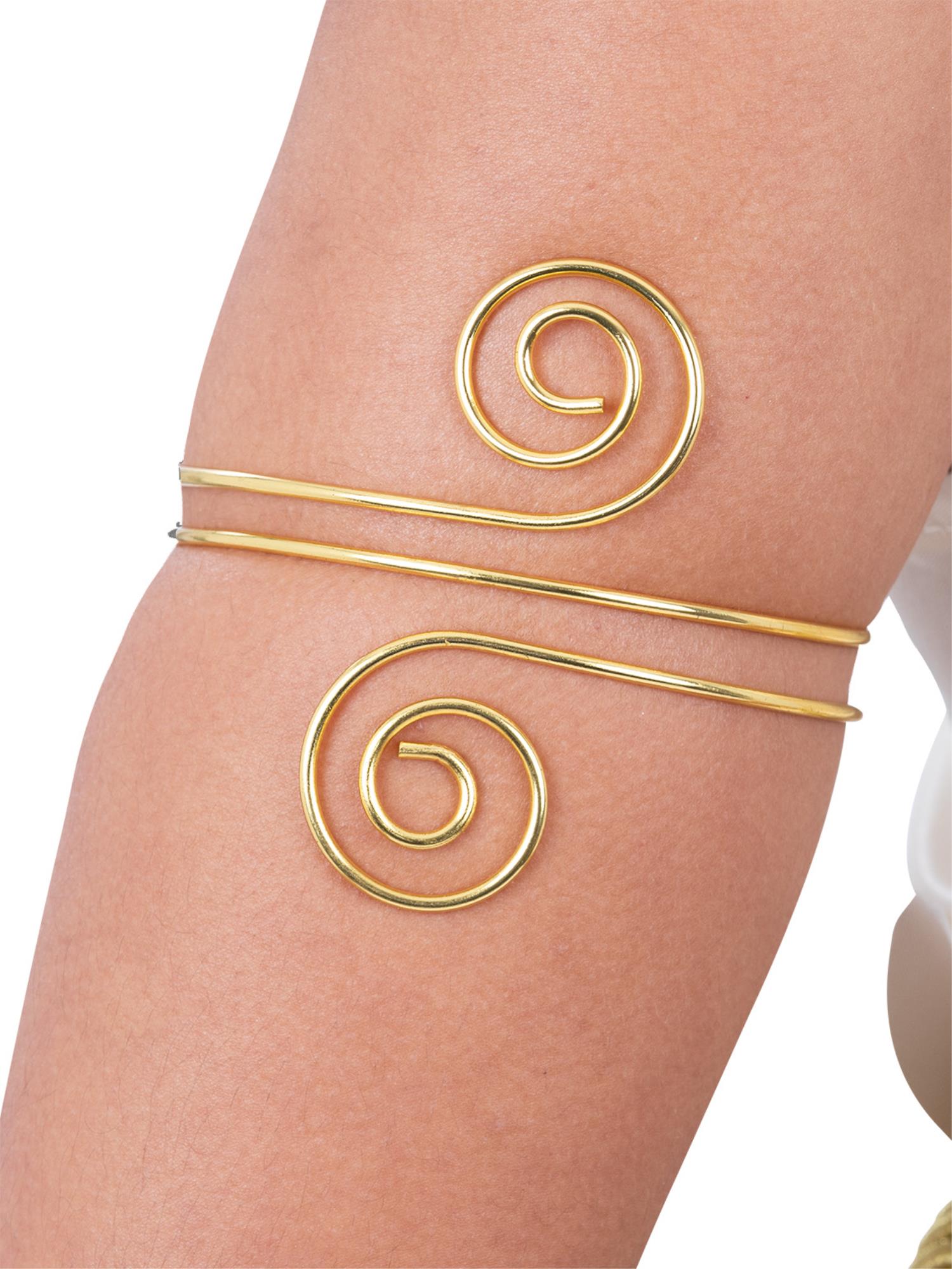 Smiffys Grecian Swirl Arm Cuff gold für Damen