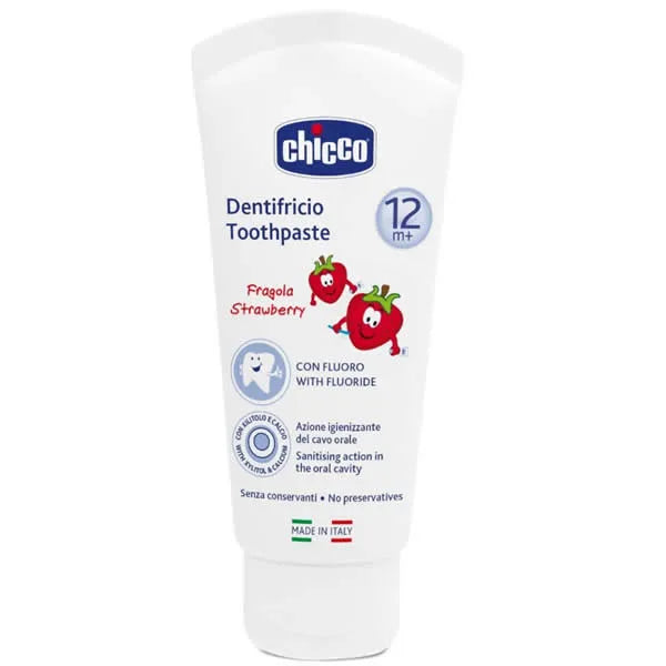 CHICCO CHICCO Zahnpasta Erdbeere 12 Monate plus 50 ml Kinderzahnpasta Kosmetik