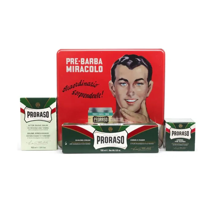 Proraso Vintage Gino Set mit 4 Artikeln