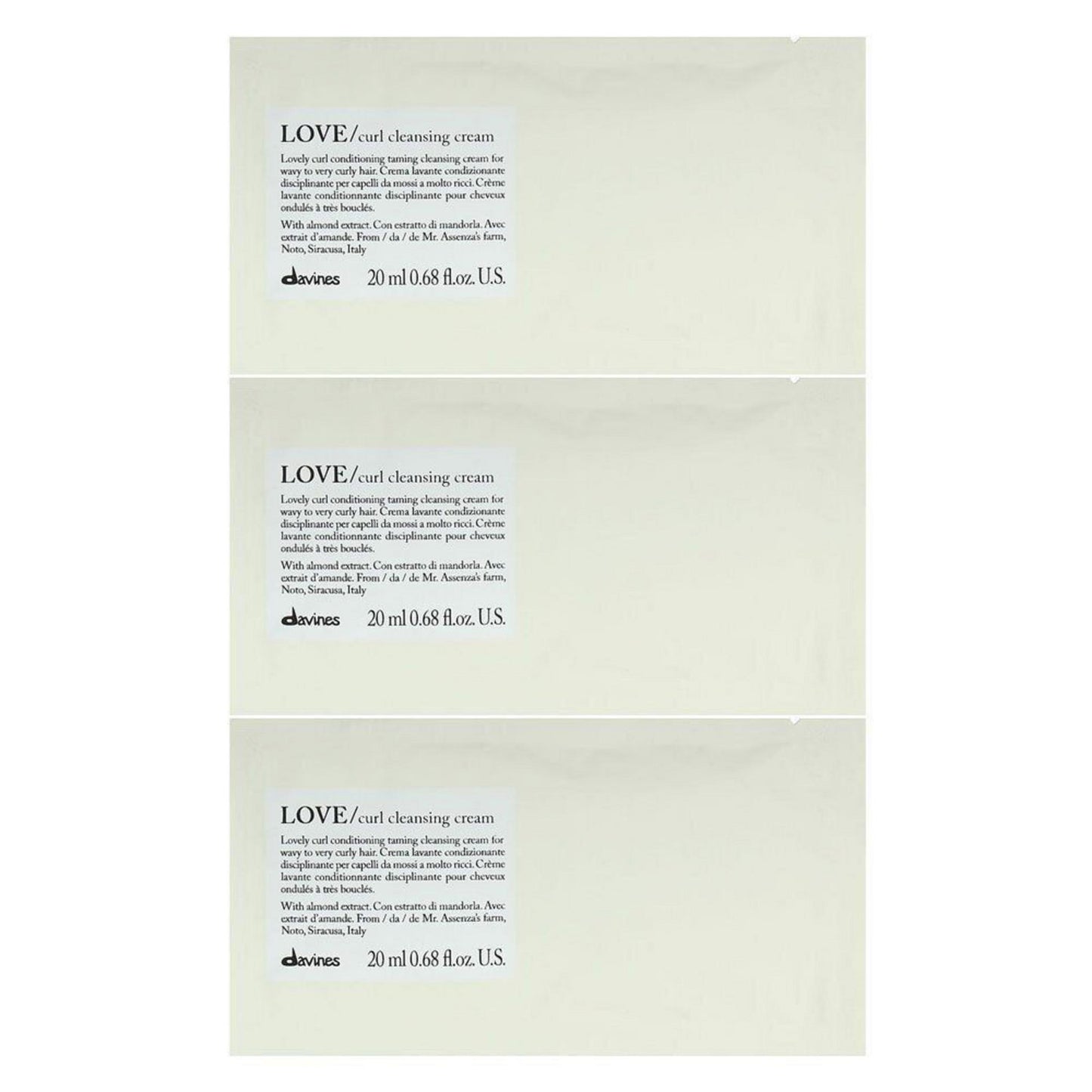 Davines, Love, Haarshampoo, 12 stk, 20 ml