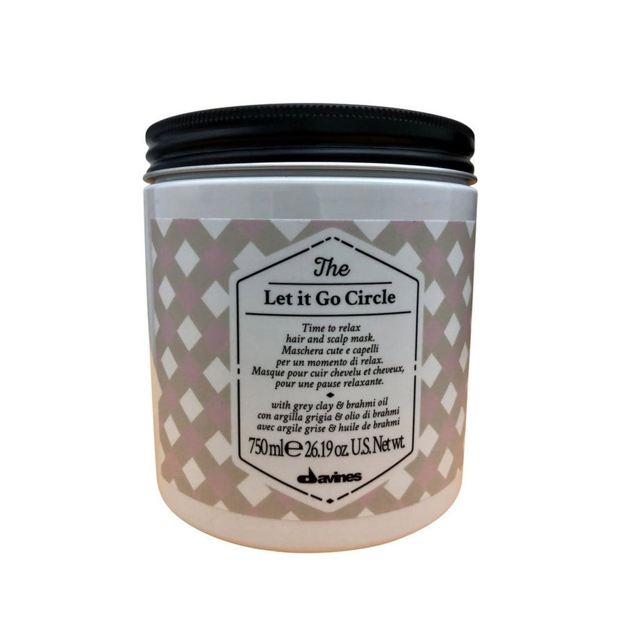 Davines Davines, The Let it Go Circle, Haarbehandlungs-Crememaske, Moisturization, Frizz Control, 750 ml Regular