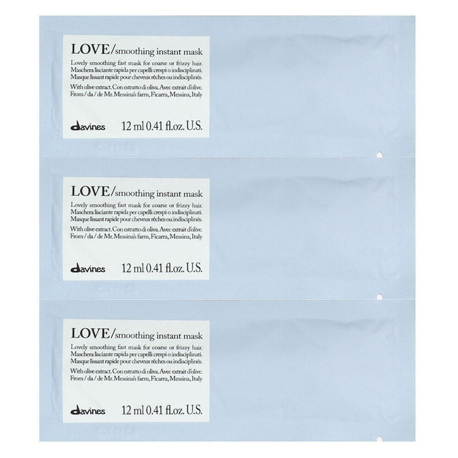 Davines, Love Smoothing, Haarbehandlungs-Crememaske, 12 stk, 12 ml