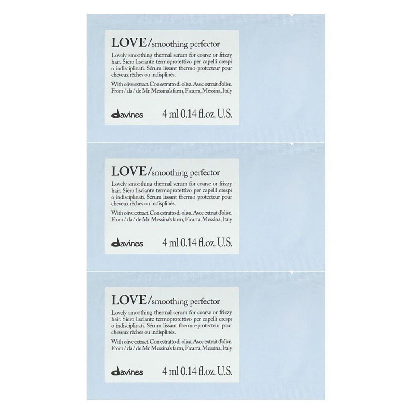Davines, Love, Leave-In Haarcreme Behandlung, 12 stk, 4 ml