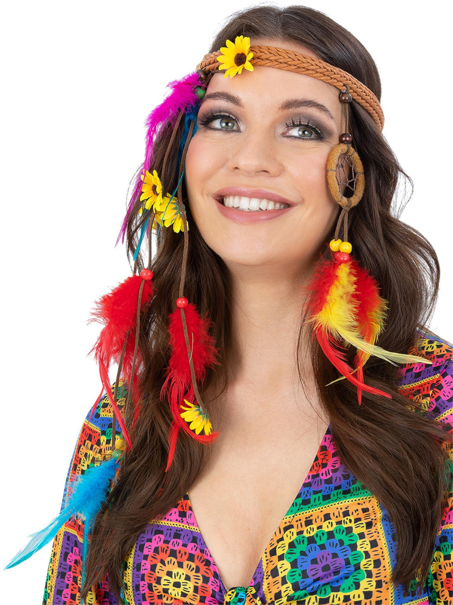 Smiffys 1960S Hippie Dreamcatcher Headdress HA für Unisex