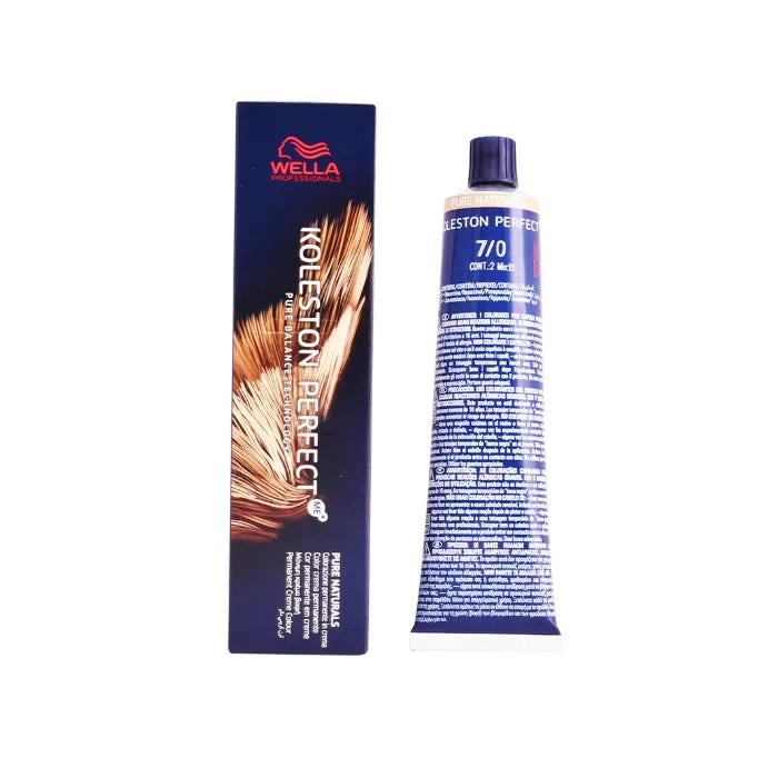WELLA Koleston Perfect Me+ Haarfarbe 7/0 Pure Naturals 60 ml Blond Beige
