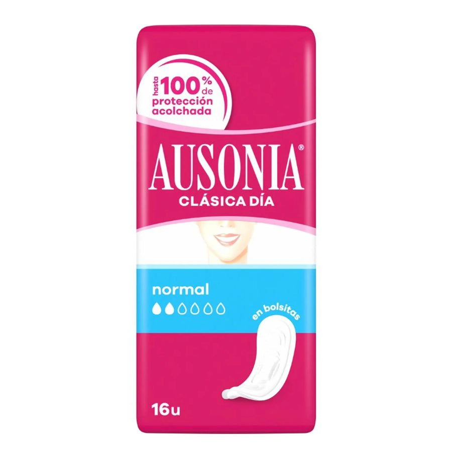 AUSONIA AUSONIA Clasica Tag Binden ohne Flügel 16 Stück im Beutel Kosmetik