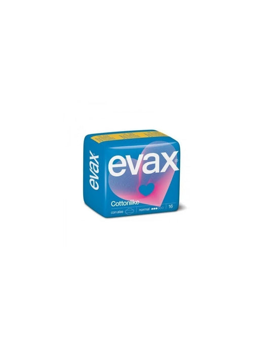 EVAX EVAX Compresas Cottonlike Normal mit Flügeln 16 Stück Kosmetik