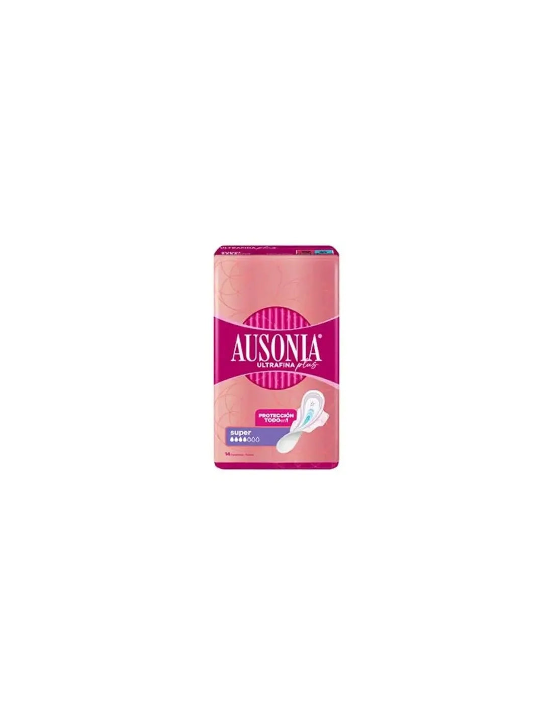 AUSONIA Ausonia Ultrafina Plus Super Slipeinlagen mit Flügeln 14 Stück Kosmetik