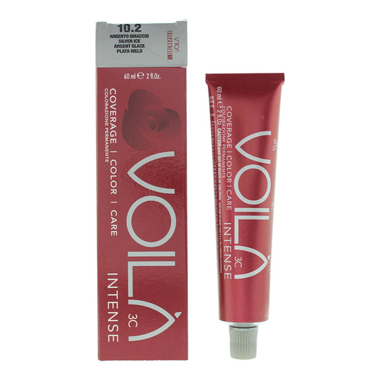 Intercosmo Intercosmo, Voila 3C Intense, Permanente Haarfarbe, 10.2 Silver Ice, 60 ml Regular