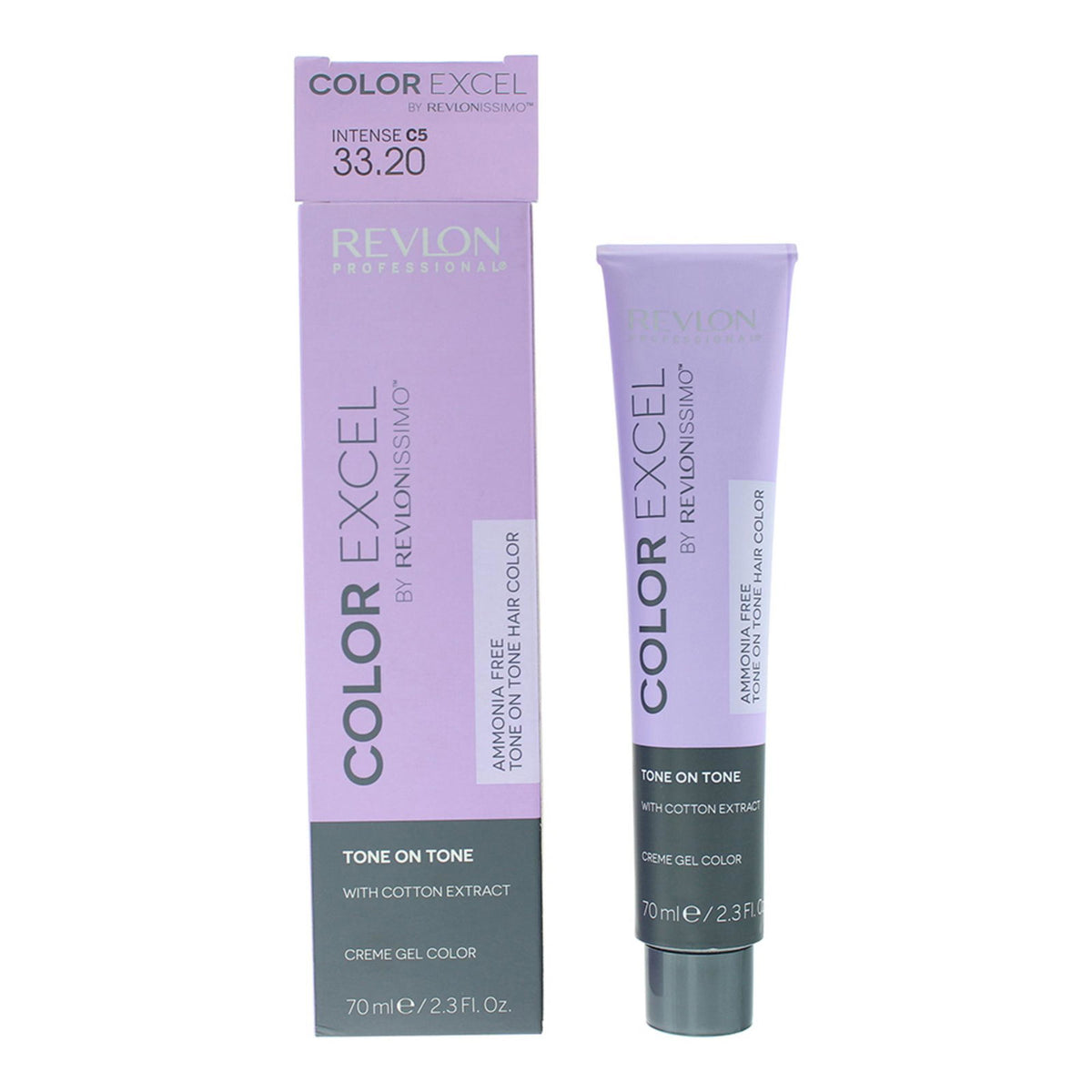 Revlon, Color Excel, Demi-permanente Haarfarbe, 33.20 C5 Intense Dark Burgundy, 70 ml