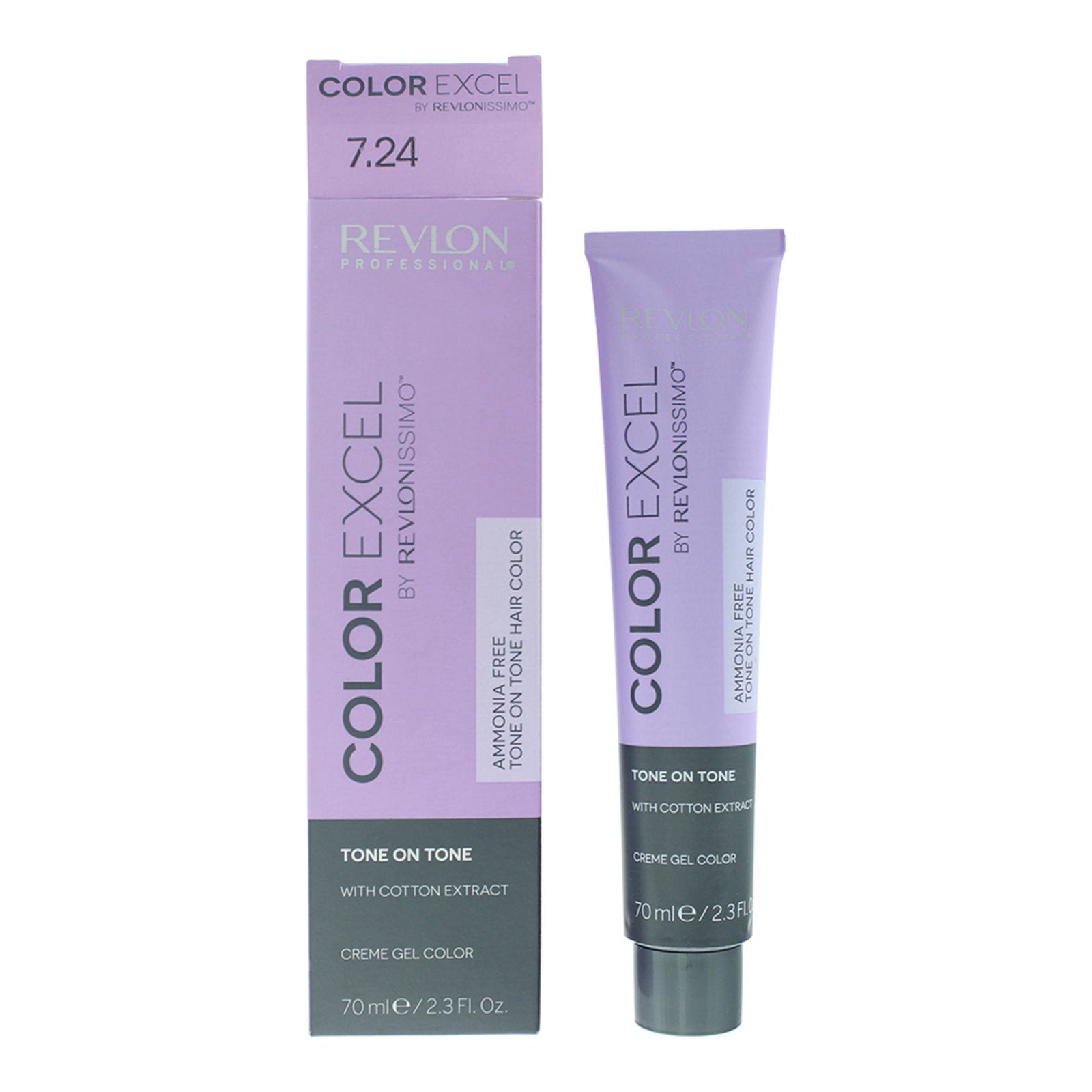 Revlon Revlon, Colorsmetique, Permanente Haarfarbe, 7.24 Medium Iridescent Copper Blonde, 70 ml Regular