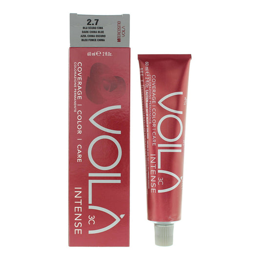 Intercosmo Intercosmo, Voila 3C Intense, Wasser, Permanente Haarfarbe, 2.7 Dark China Blue, 60 ml Regular
