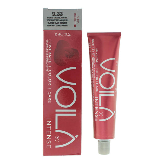 Intercosmo Intercosmo, Voila 3C Intense, Permanente Haarfarbe, 9.33 Very Light Intense Golden Blonde, 60 ml Regular