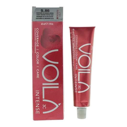 Intercosmo Intercosmo, Voila 3C Intense, Permanente Haarfarbe, 5.86 Light Brown Toffee Red, 60 ml Regular