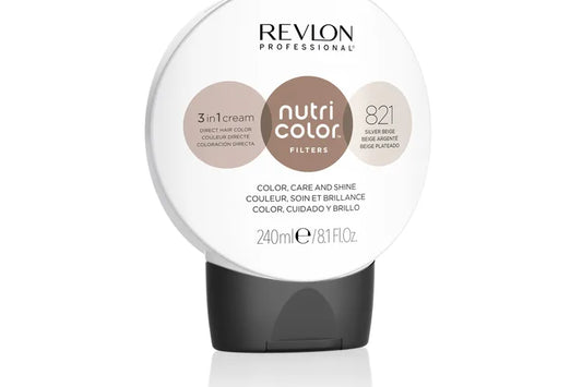REVLON Revlon Nutri Color Filters Toning 240 ml 821 Silber Beige Haarfarbe Toner Kosmetik