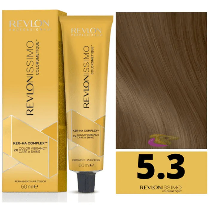 REVLON REVLON Revlonissimo Colorsmetique Haarfarbe 5,3 Light Golden Brown 60 ml Kosmetik