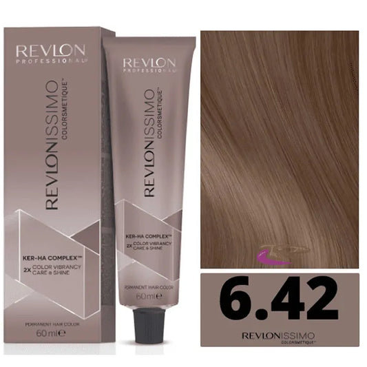 REVLON REVLON Revlonissimo Colorsmetique High Coverage Haarfarbe 6,42 60 ml Kosmetik