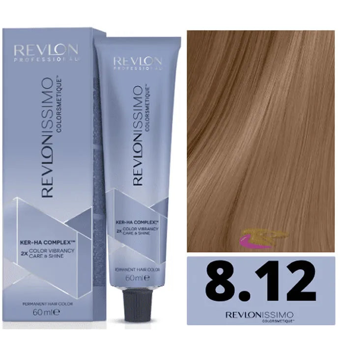 REVLON REVLON Revlonissimo Colorsmetique High Coverage Haarfarbe 8,12 Frosty Blonde 60 ml Kosmetik