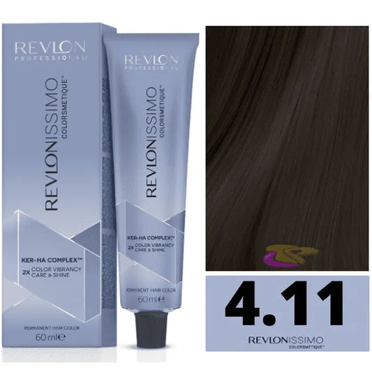 REVLON REVLON Revlonissimo Colorsmetique 4,11 Medium Chestnut Intense Ash 60 ml Haarfarbe Kosmetik