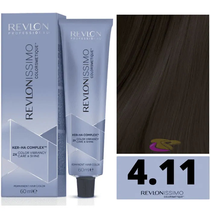 Revlonissimo Colorsmetique Haarfarbe 4.11 Medium Chestnut Intense Ash 60 ml