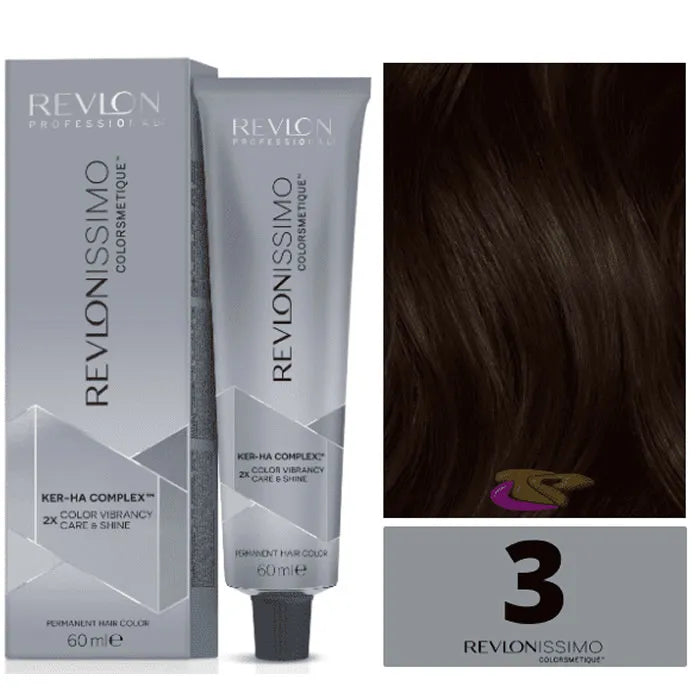 REVLON Revlon Revlonissimo Colorsmetique Haarfarbe 3 Dark Brown 60 ml Kosmetik