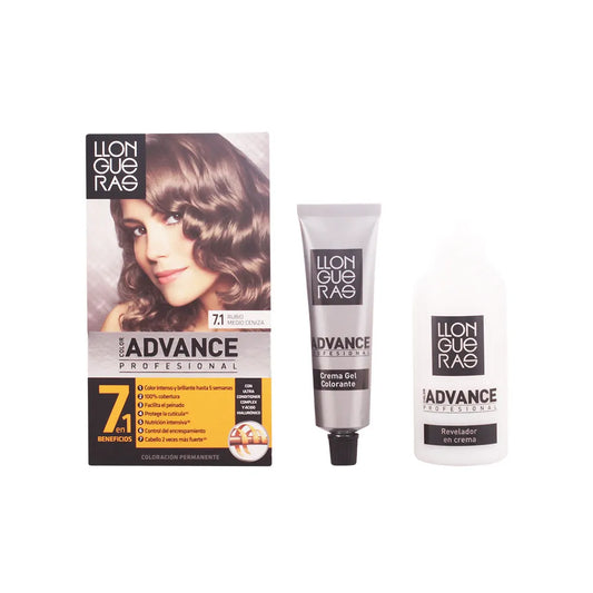 LLONGUERAS LLONGUERAS Color Advance Haarfarbe 071 Ash Blonde Haarfärbemittel