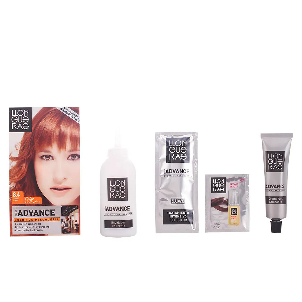 LLONGUERAS LLONGUERAS Color Advance Haarfarbe 8,4 Light Copper Kupferton